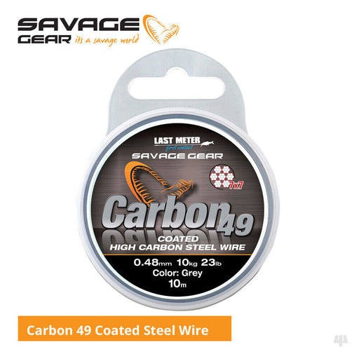 Savage Gear Carbon 49 Coated Steel Wire