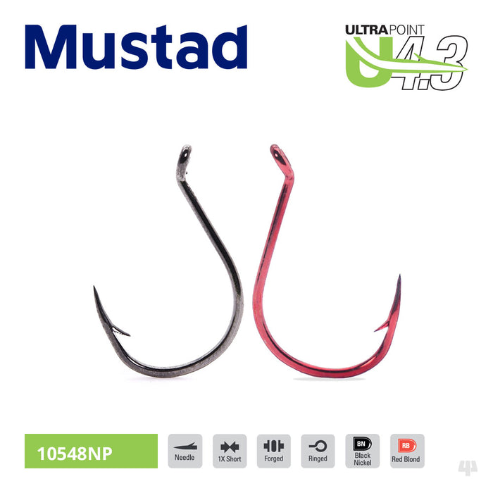 Mustad UltraPoint Wide Gap Dropshot Hooks