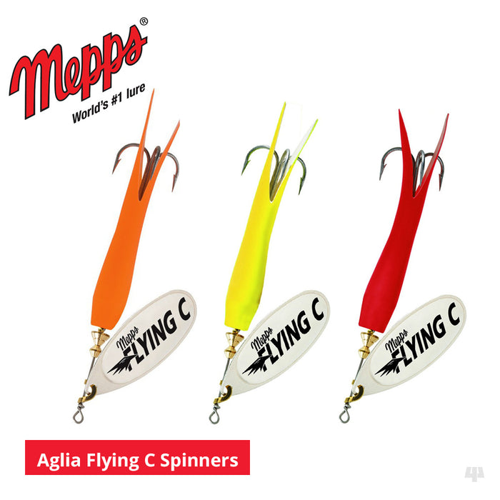 Mepps Aglia Flying 'C' Spinners