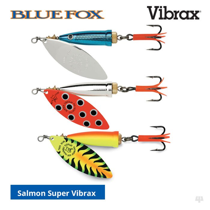 Blue Fox Super Vibrax Salmon Spinners