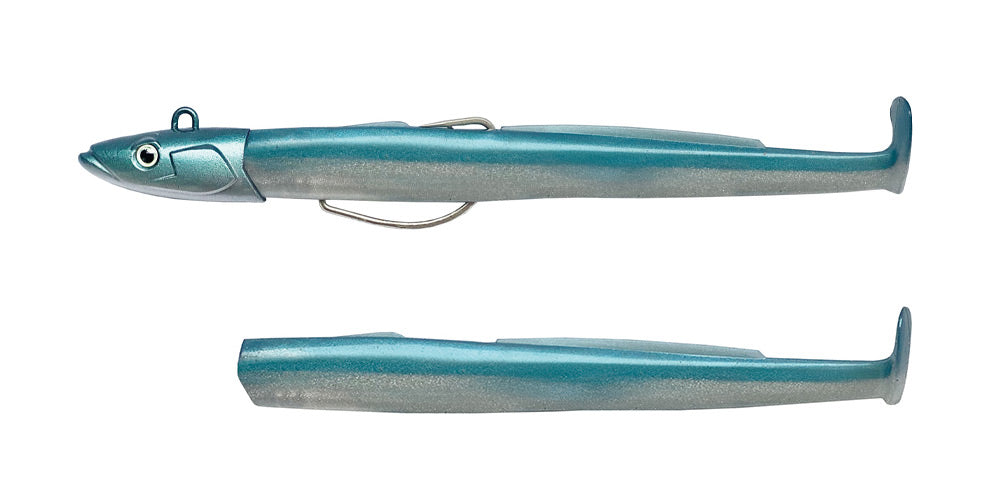 Fiiish Combo Shore Black EEL No.5 - 20cm 50g Köder Kaki