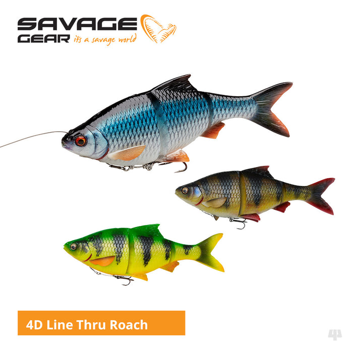 Savage Gear 4D Line Thru Roach Lures