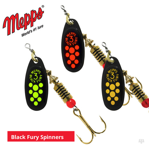 Mepps Black Fury Spinners