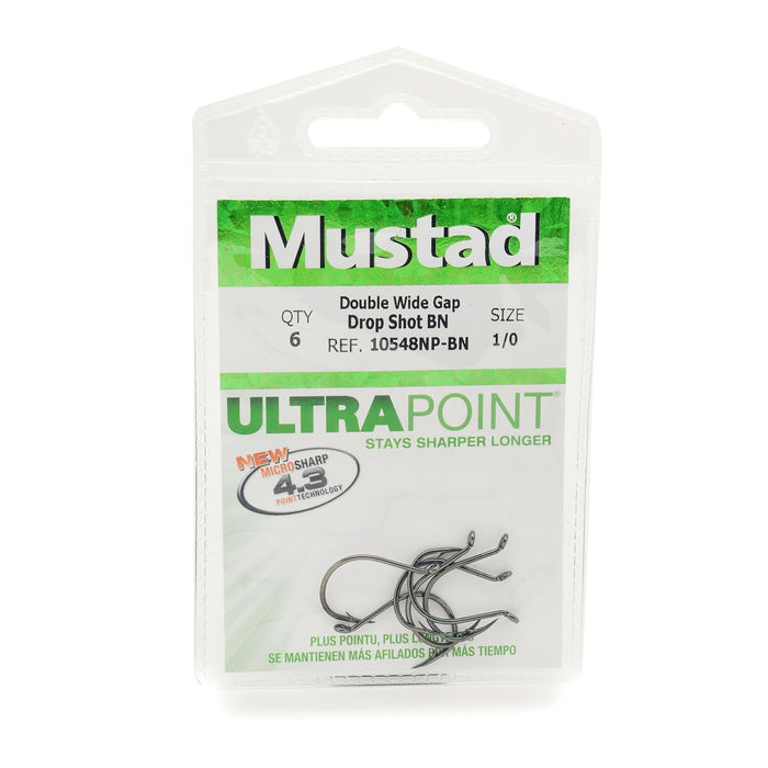 Mustad UltraPoint Wide Gap Dropshot Hooks