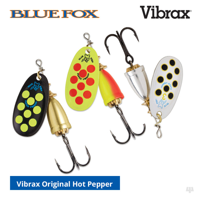Blue Fox Vibrax Original Hot Pepper Spinners