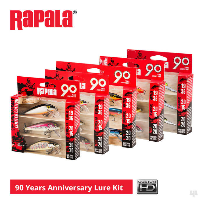 Rapala 90 Years Anniversary Lure Kits