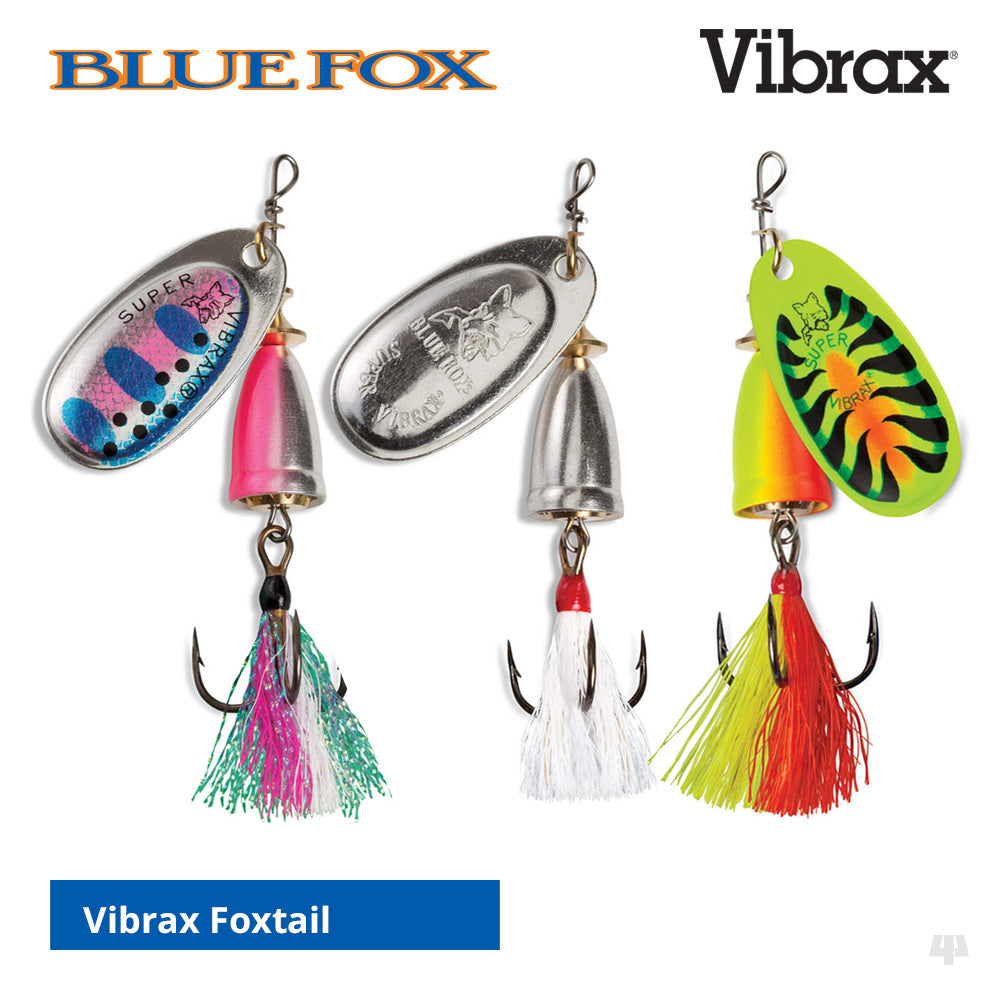 Blue Fox Vibrax Original Foxtail Spinners — Lines & Lures