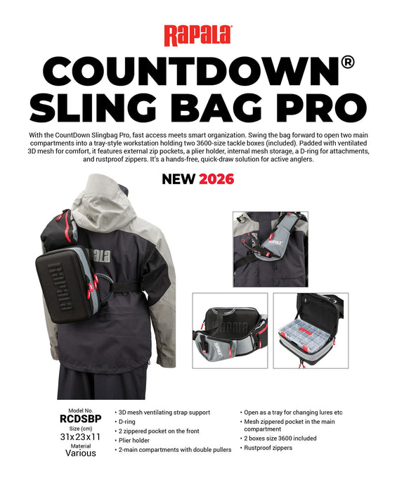 Rapala Countdown Sling Bag Pro
