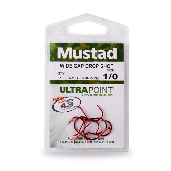 Mustad UltraPoint Wide Gap Dropshot Hooks