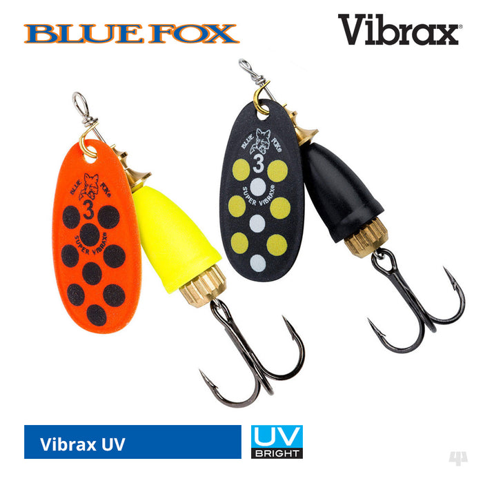 Blue Fox Vibrax Original UV Spinners