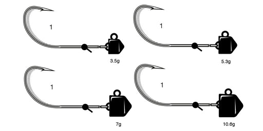 VMC Swingin Ned Rig Jig Heads