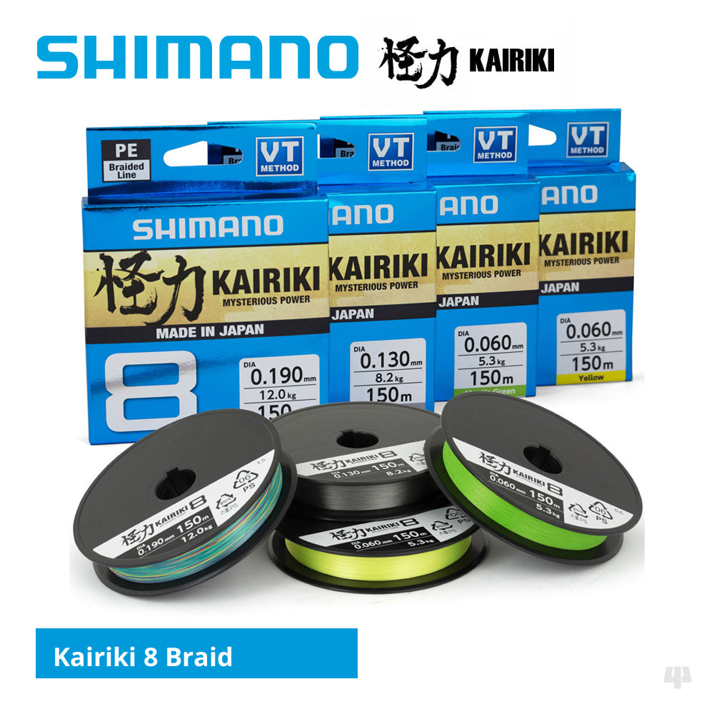 Shimano Kairiki 8 Braided Mainline — Lines & Lures