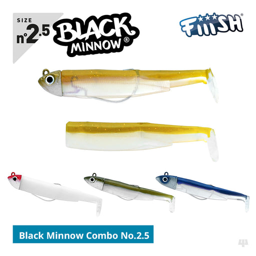 Fiiish Black Minnow No.2.5 Combo Lures