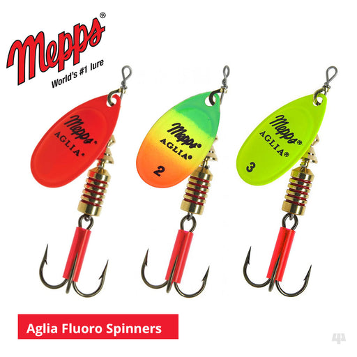 Mepps Aglia Fluoro Spinners