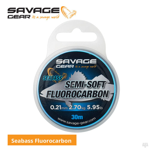 Savage Gear Semi-Soft Seabass Fluorocarbon Leader