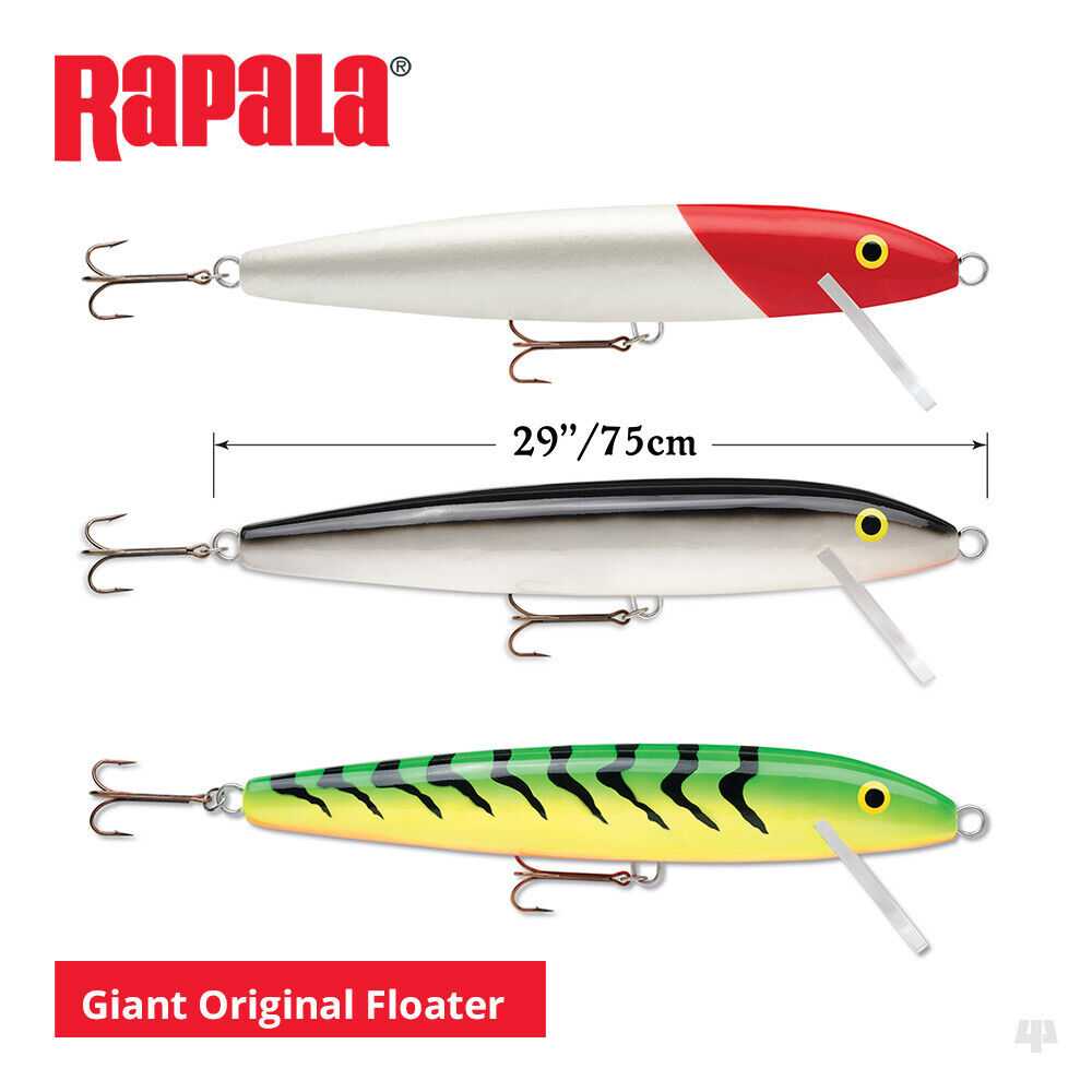 Rapala Mer Leurre De Pêche Rapala GEANT FT - 73,7cm - Version Originale - Pour Pêche Sportive 29'' Giant Lure Decoration