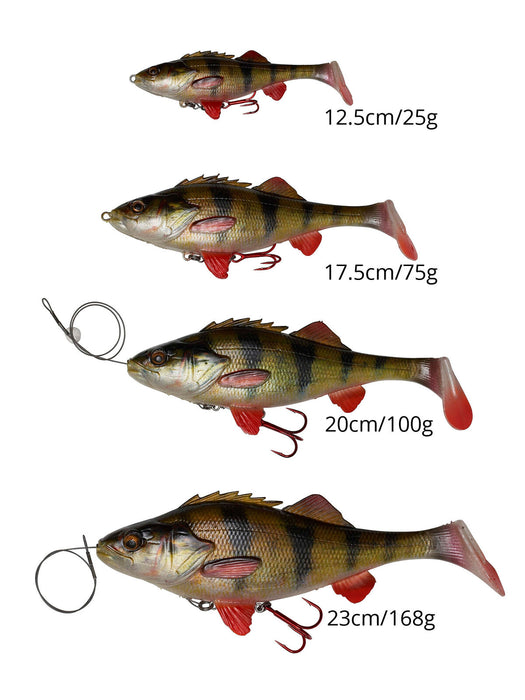 Savage Gear 4D Perch Shad Lures