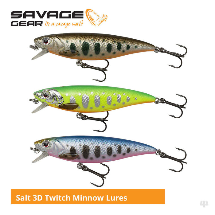 Savage Gear Salt 3D Twitch Minnow Lures