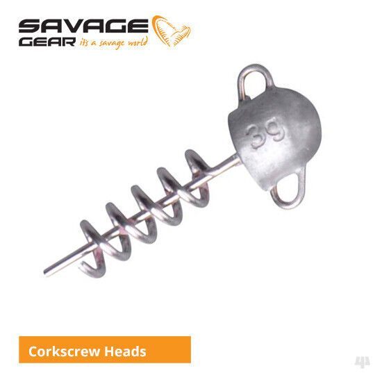 Savage Gear Corkscrew Heads