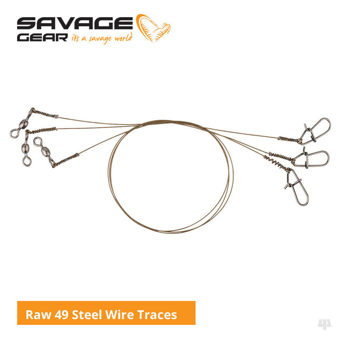 Savage Gear Raw 49 Steel Wire Traces