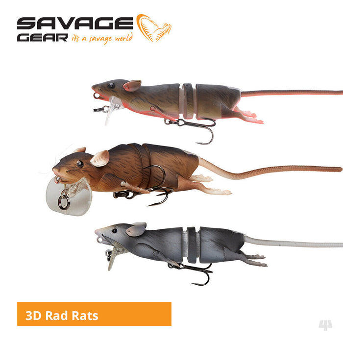 Savage Gear 3D Rad Rat Lures