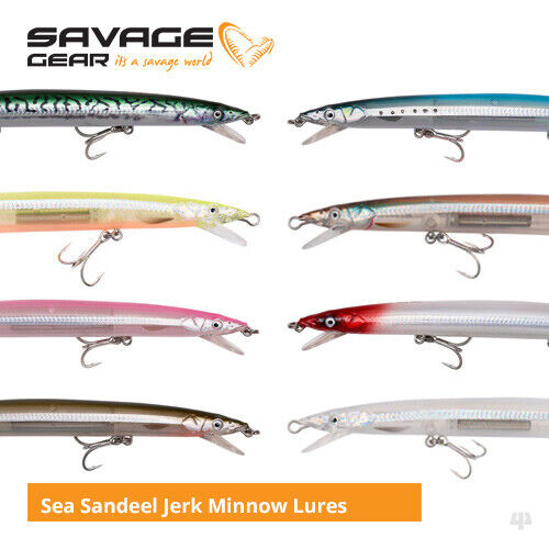 Savage Gear Saltwater Sandeel Jerk Minnow Lures — Lines Lures