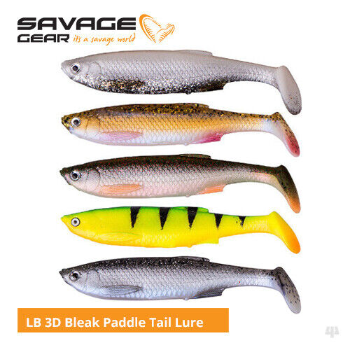 Savage Gear LB 3D Bleak Paddle Tail Lures