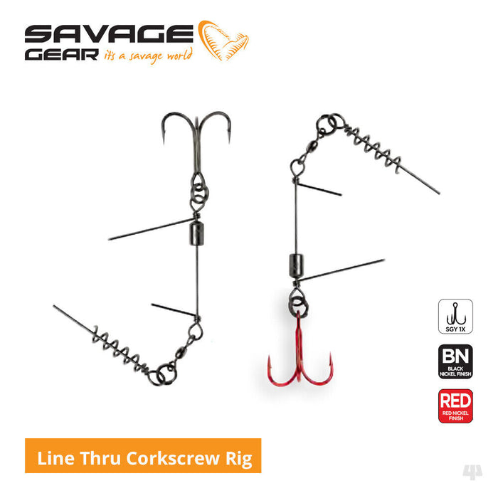 Savage Gear Stainless Steel Corkscrew Stingers