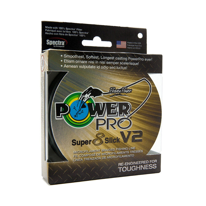 Shimano Power Pro Super 8 Slick V2 Braided Mainline — Lines & Lures