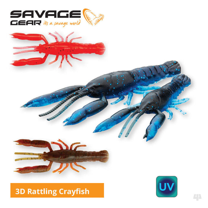 Savage Gear 3D Rattling Crayfish Lures