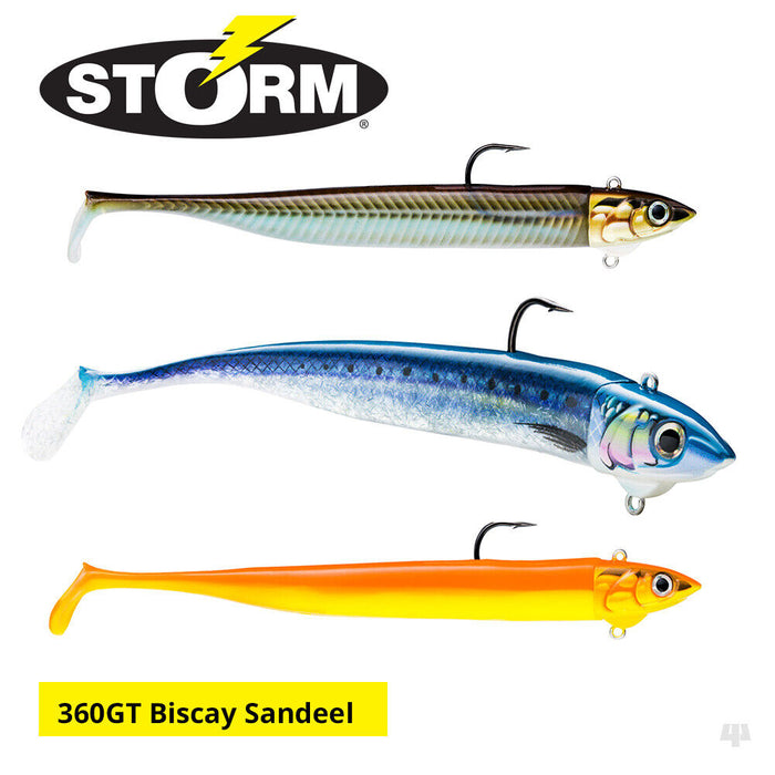 Storm 360GT Coastal Biscay Sandeel Lures