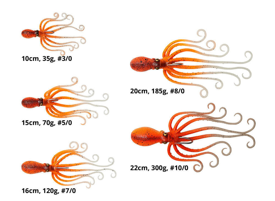 Savage Gear 3D Octopus Lures